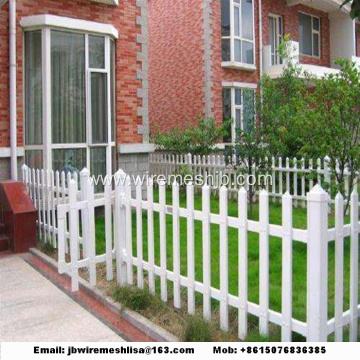 Plastic Garden Fence /PVC Steel Picket Fence